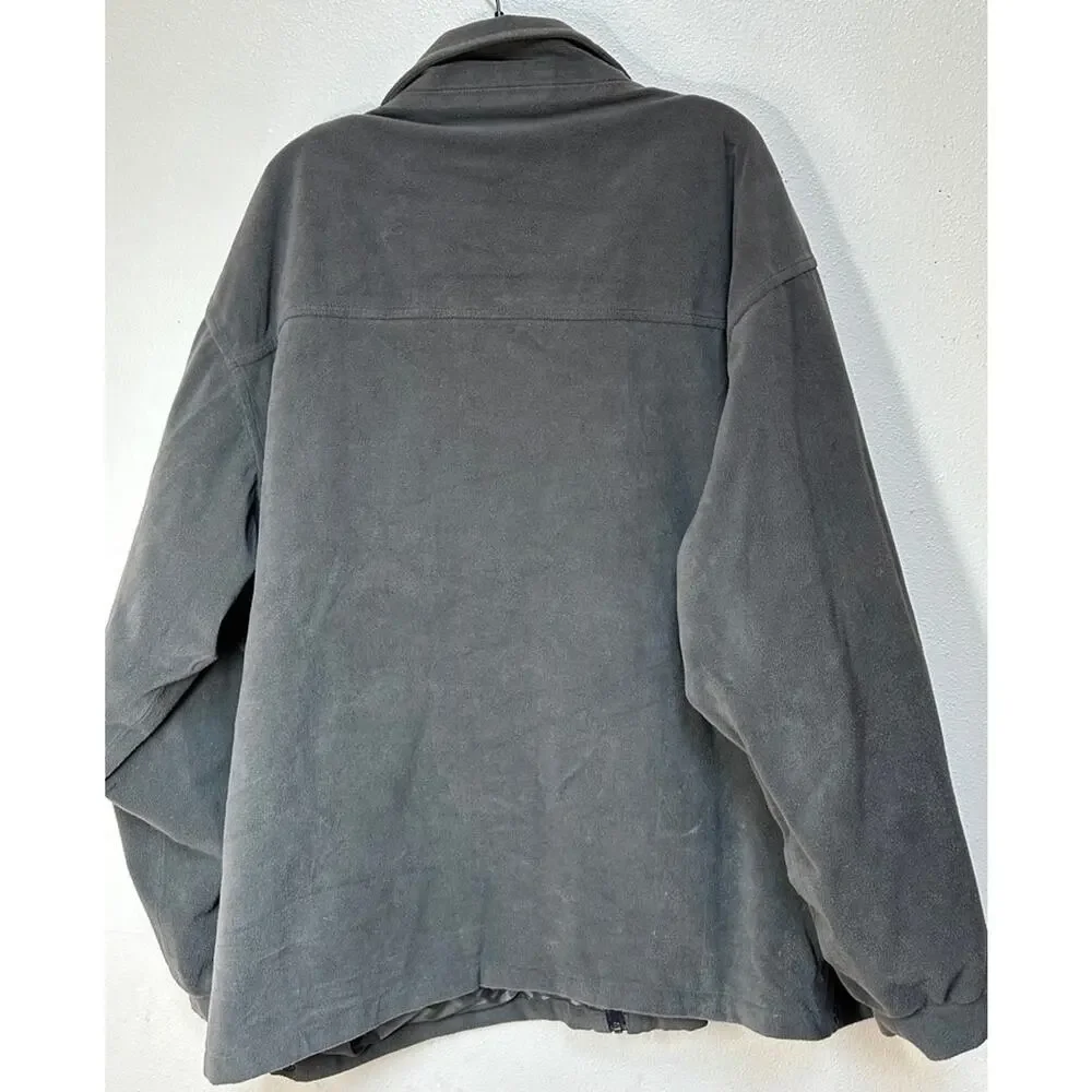 Concealed Carry Pocket - West Waterproof Fleece Jacket 2XL Olive Green - Picture 2 of 7